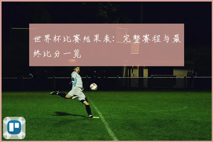 世界杯比赛结果表：完整赛程与最终比分一览